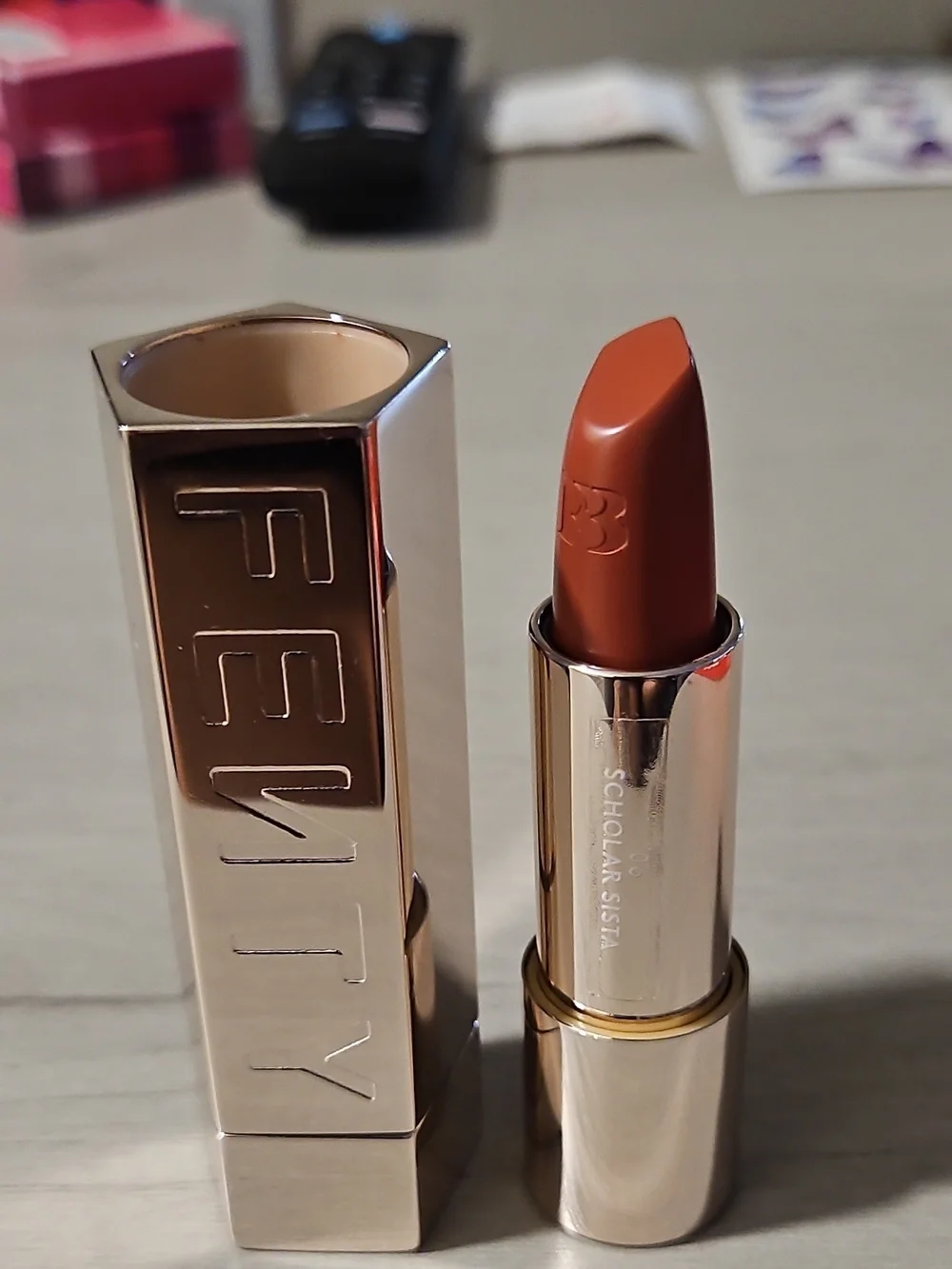 Fenty Beauty Lipstick — Rich Warm Brown